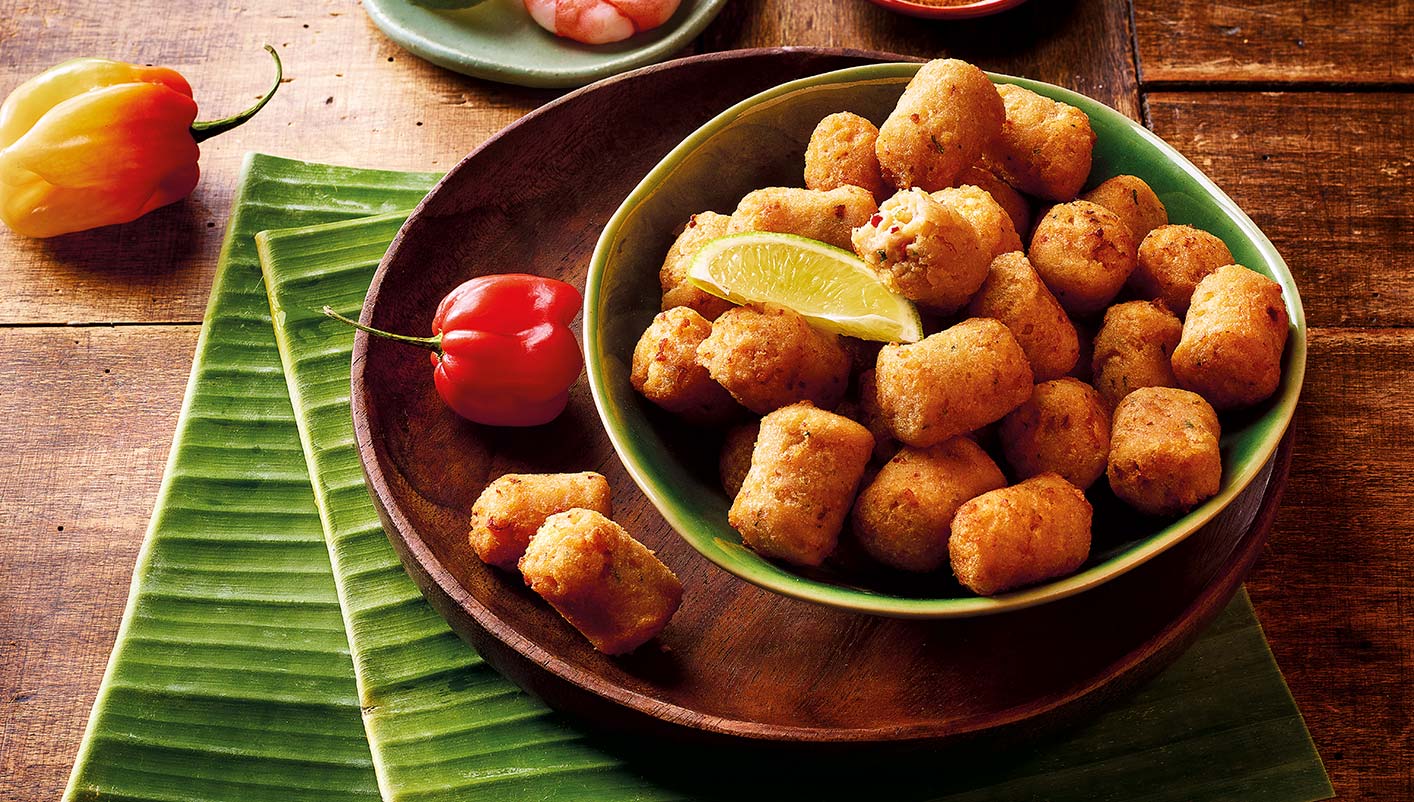 Mini acras de crevettes