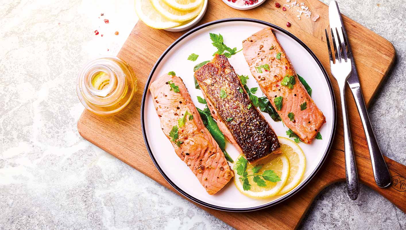 4 Pavés de saumon Atlantique avec peau