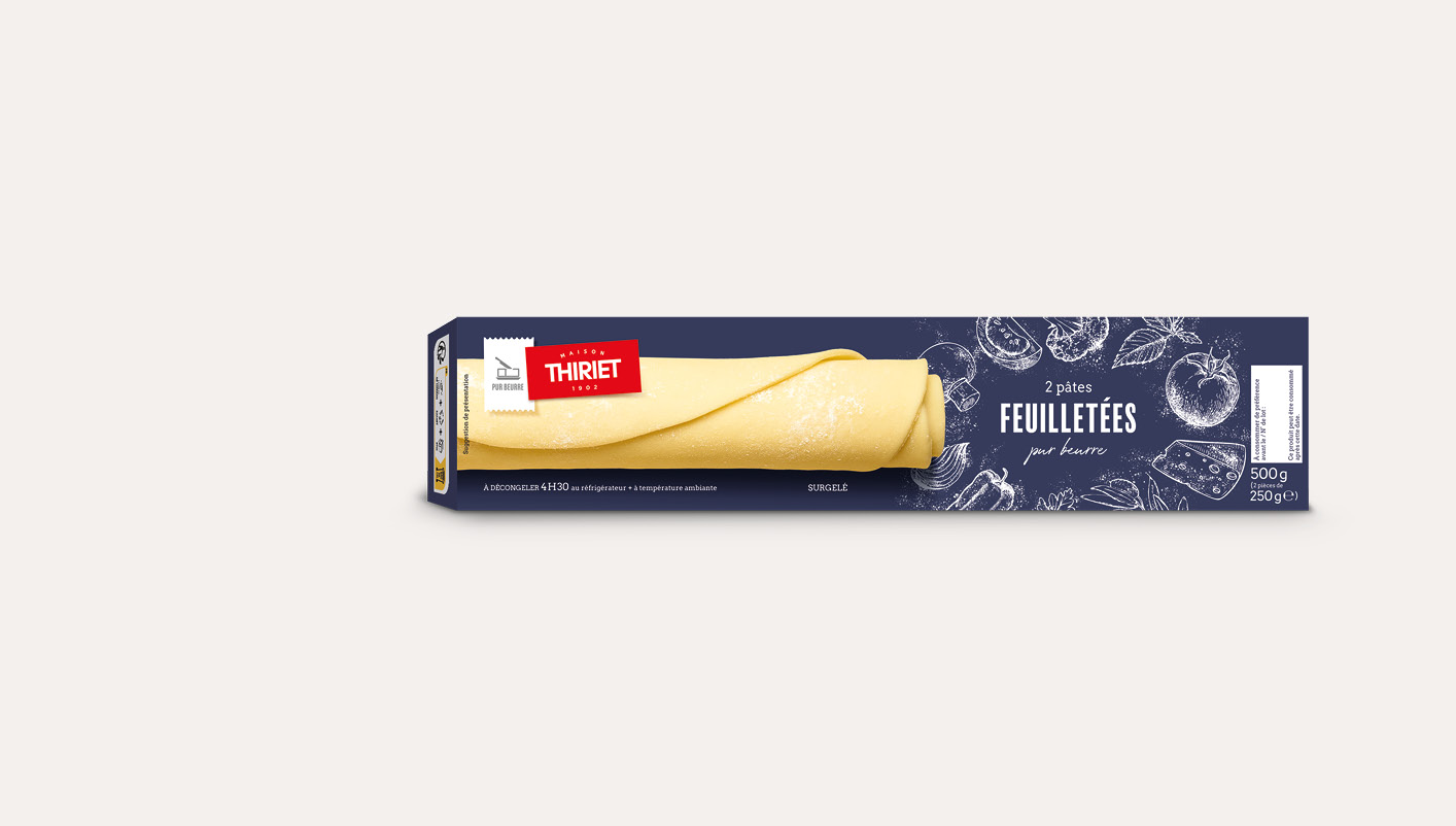 2 Pâtes feuilletées pur beurre