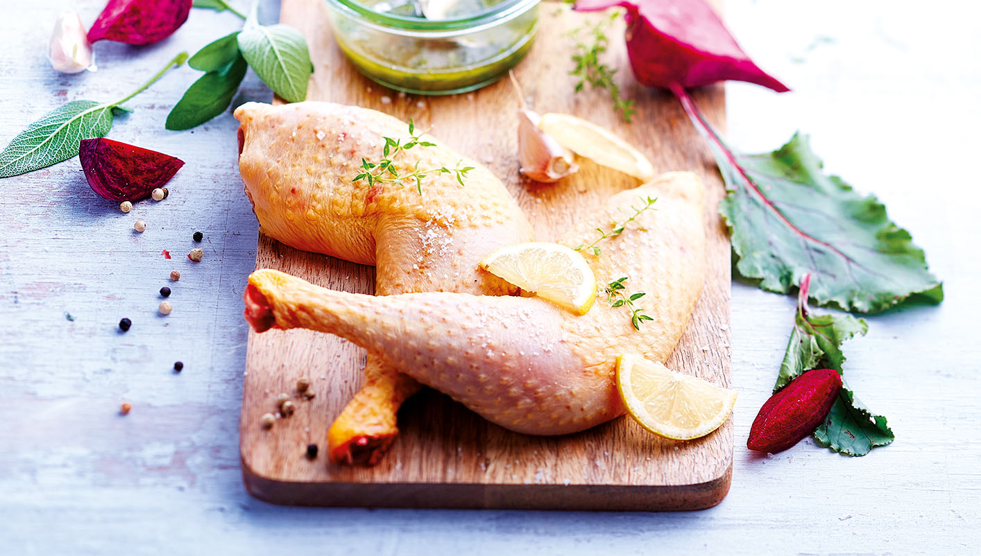 2 Cuisses de poulet jaune fermier de Bretagne