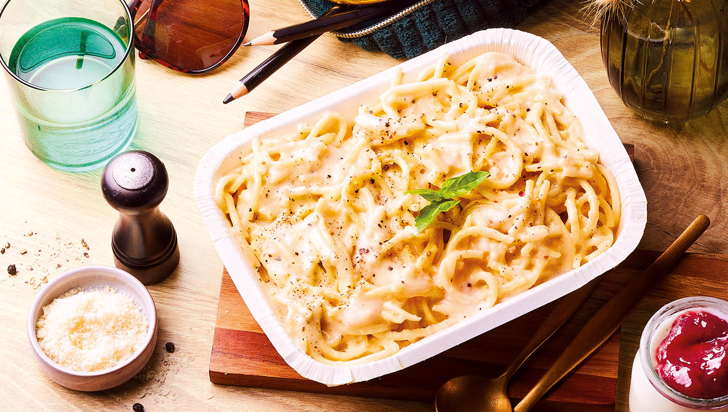 Spaghetti cacio e pepe