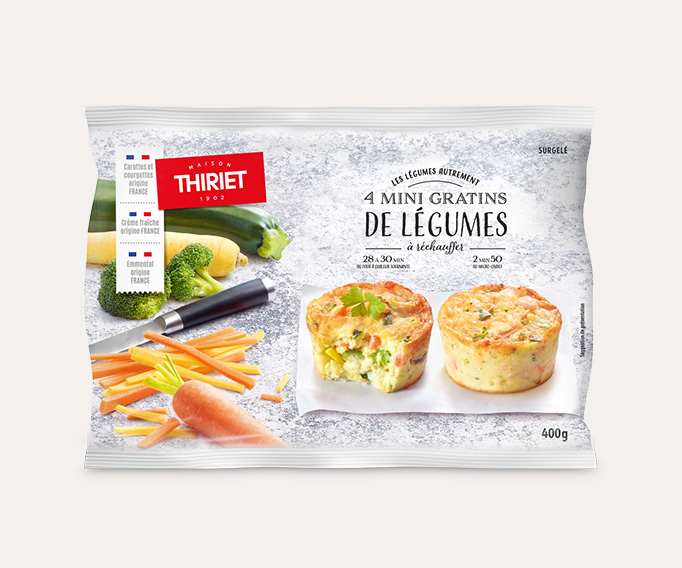 4 Mini gratins de légumes