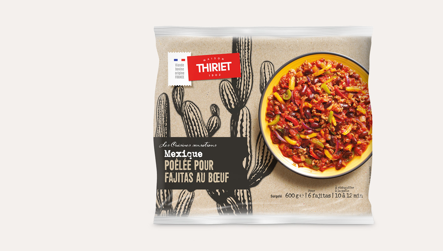 Poêlée pour fajitas au bœuf
