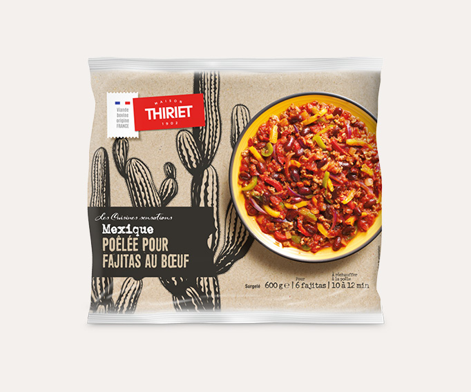 Poêlée pour fajitas au bœuf