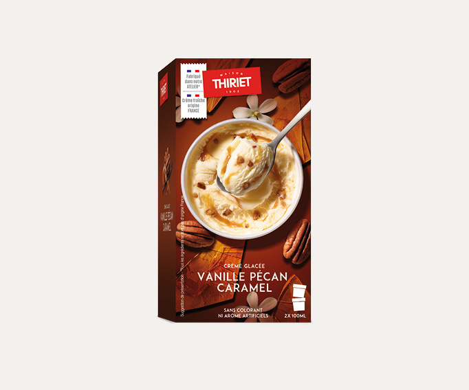 2 Pots vanille pécan caramel