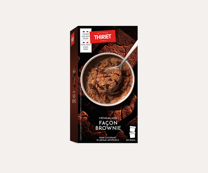 2 Pots façon brownie