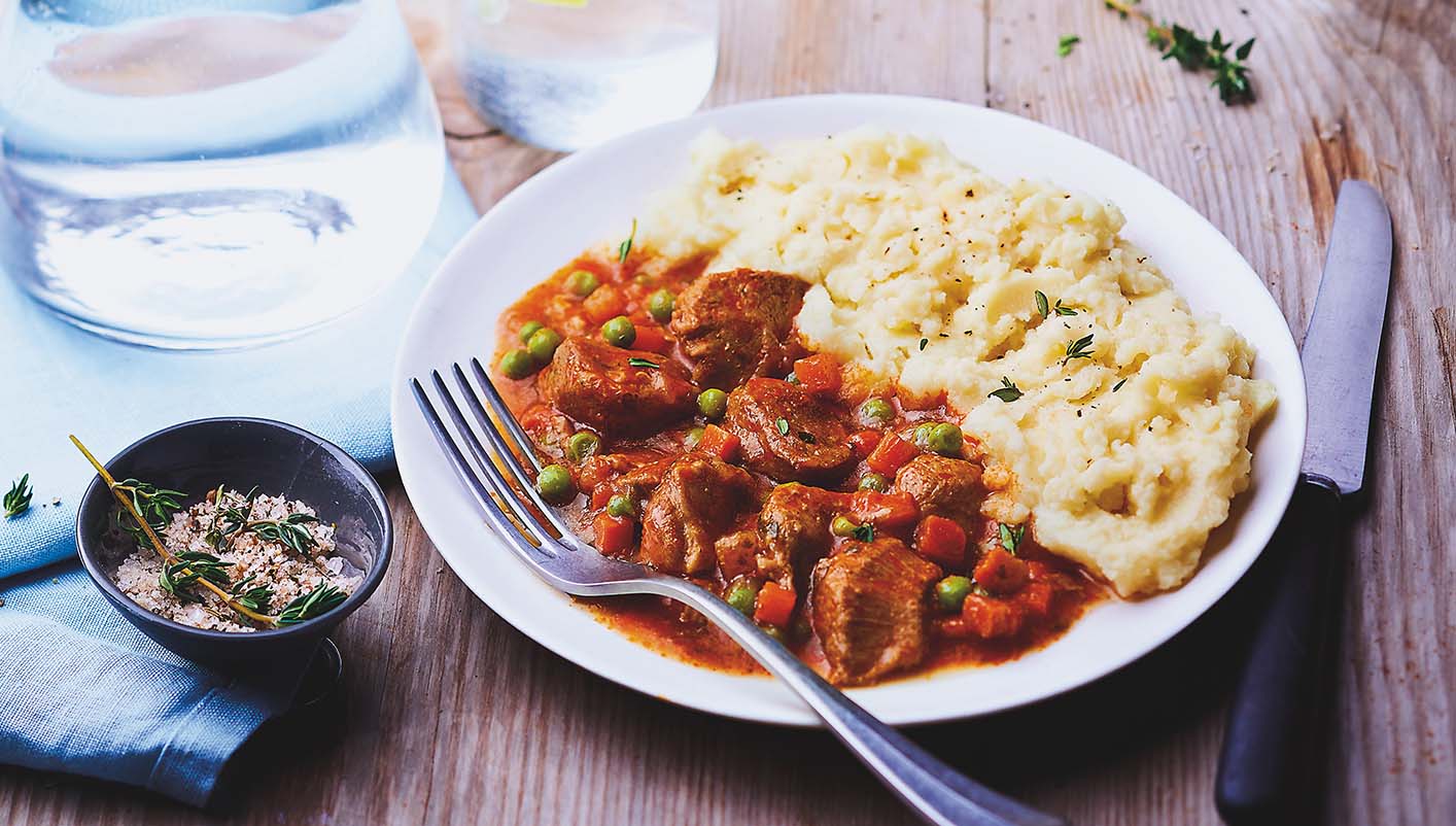 Navarin d'agneau et purée de pommes de terre