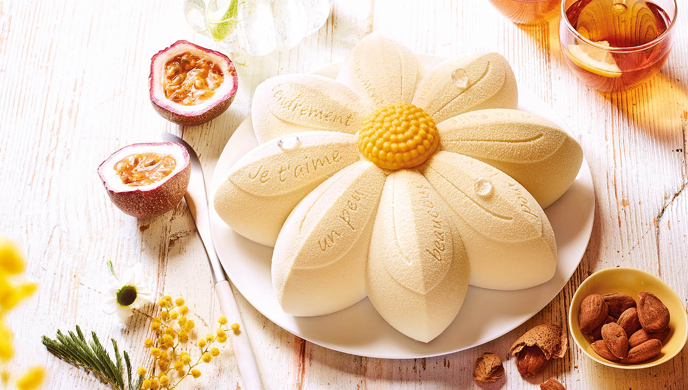 Marguerite - mascarpone/mangue-passion/crumble amande