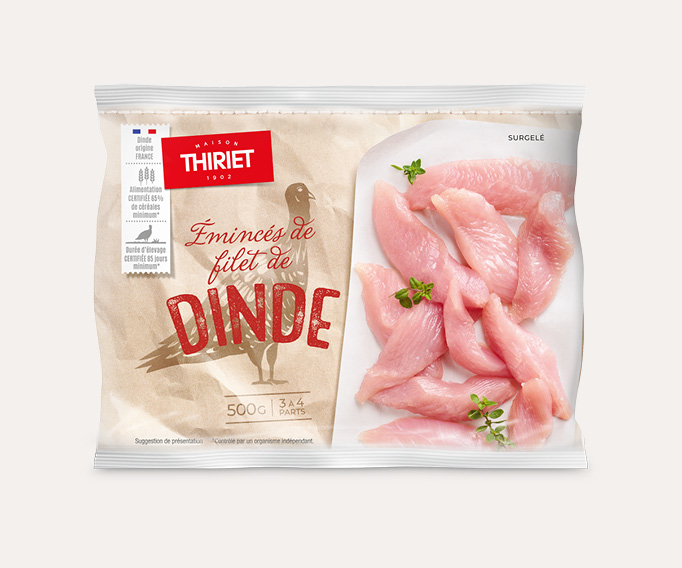 Emincés de filet de dinde