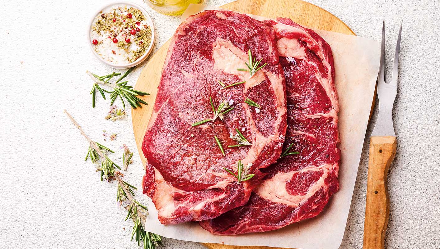 2 Entrecôtes race Charolaise