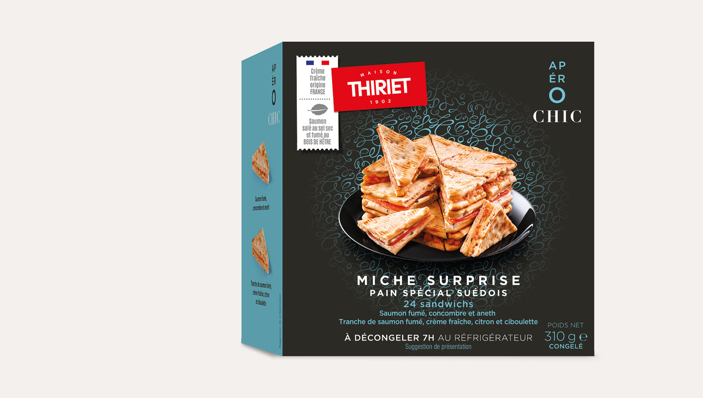 Miche surprise - pain spécial suédois au saumon fumé