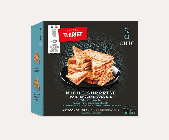 Miche surprise - pain spécial suédois au saumon fumé