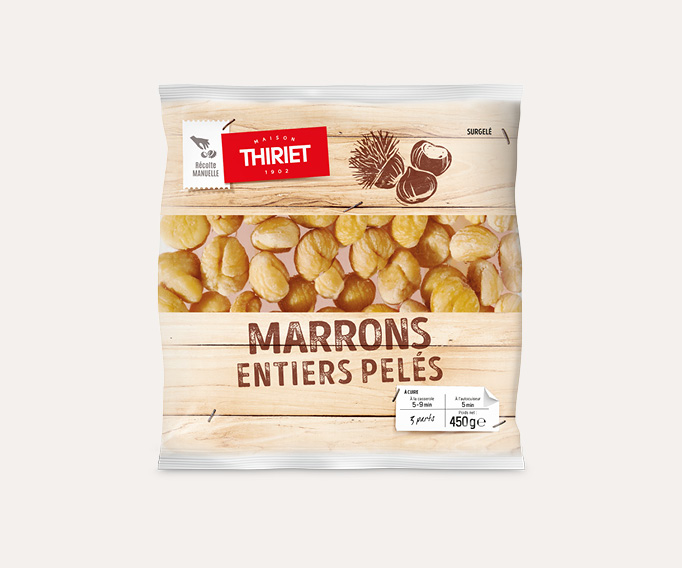 Marrons entiers pelés