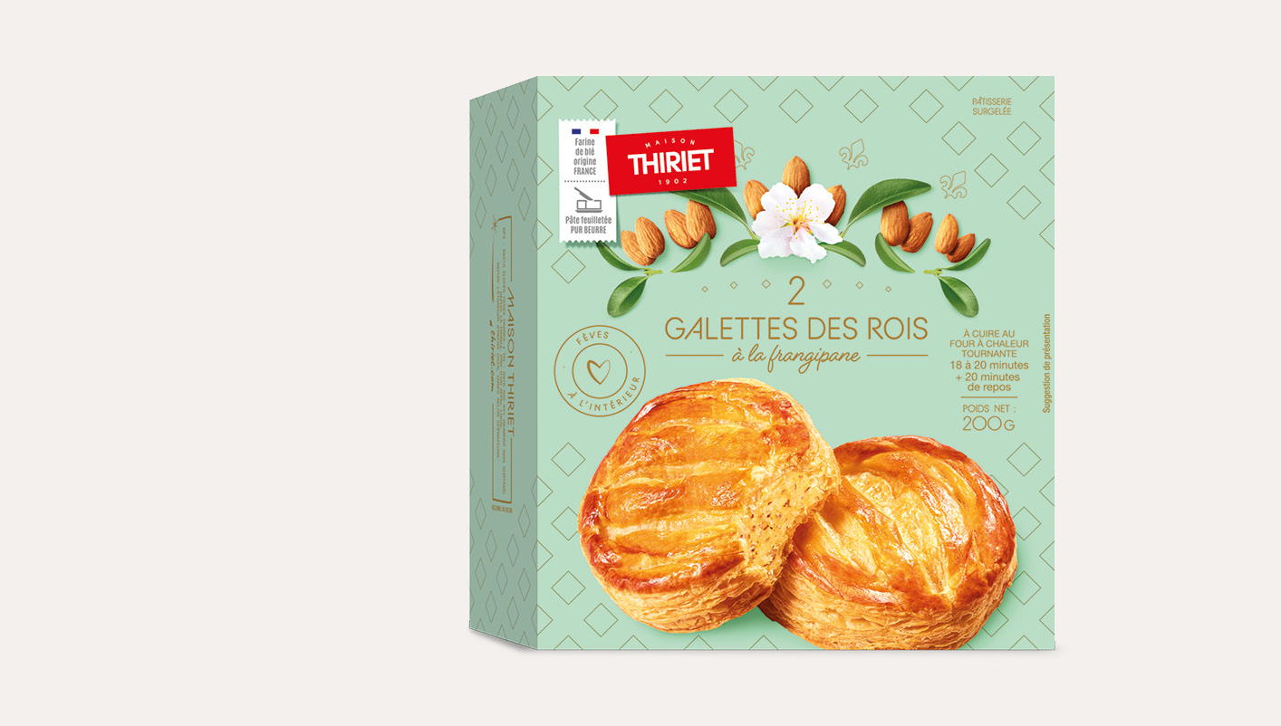 2 Galettes des rois à la frangipane