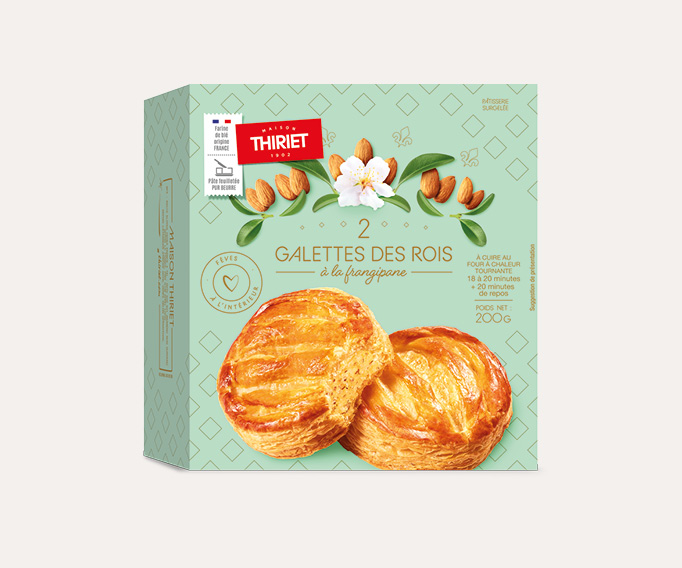 2 Galettes des rois à la frangipane