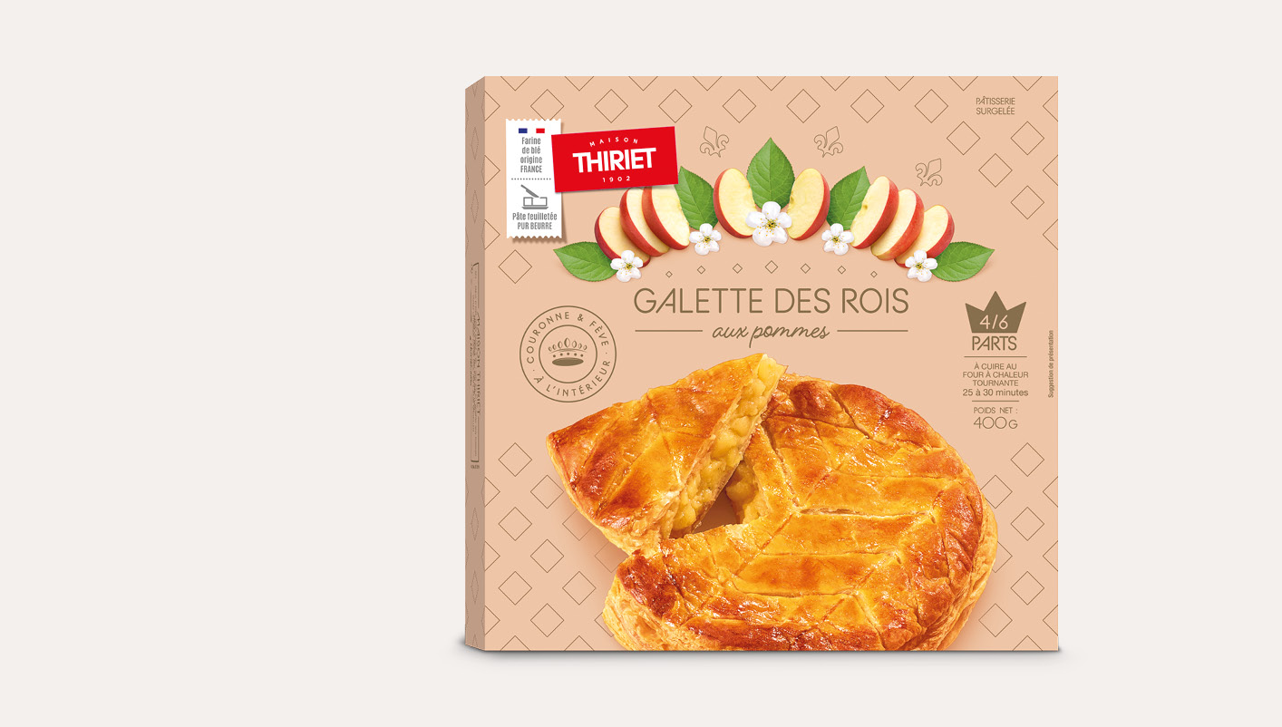 Galette des rois aux pommes
