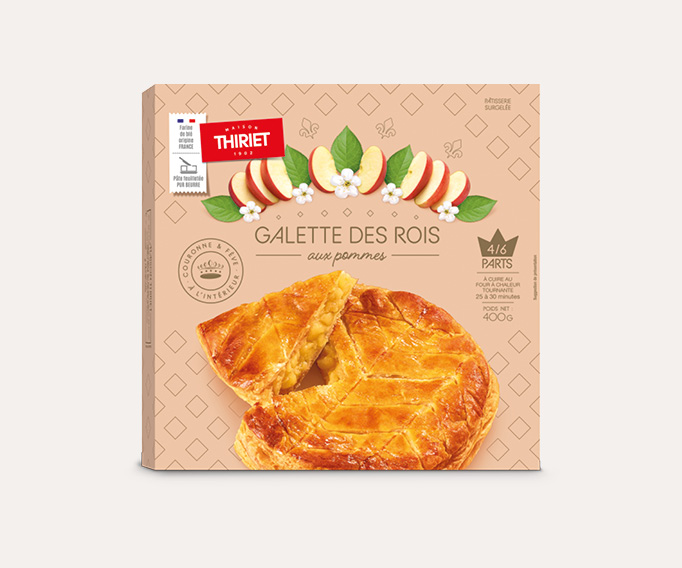 Galette des rois aux pommes