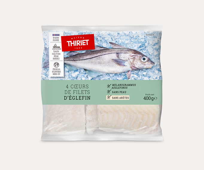 Cœurs de filets d'églefin