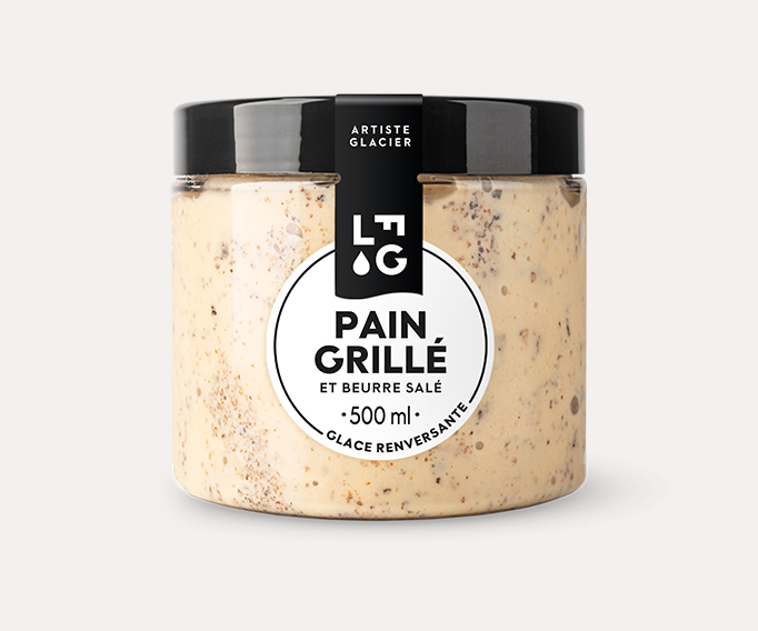 Crème glacée pain grillé et beurre salé