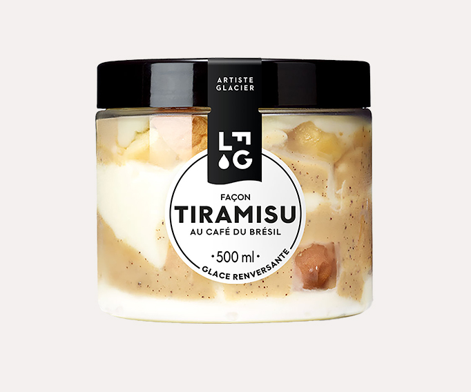 Glace Façon Tiramisu au café du Brésil