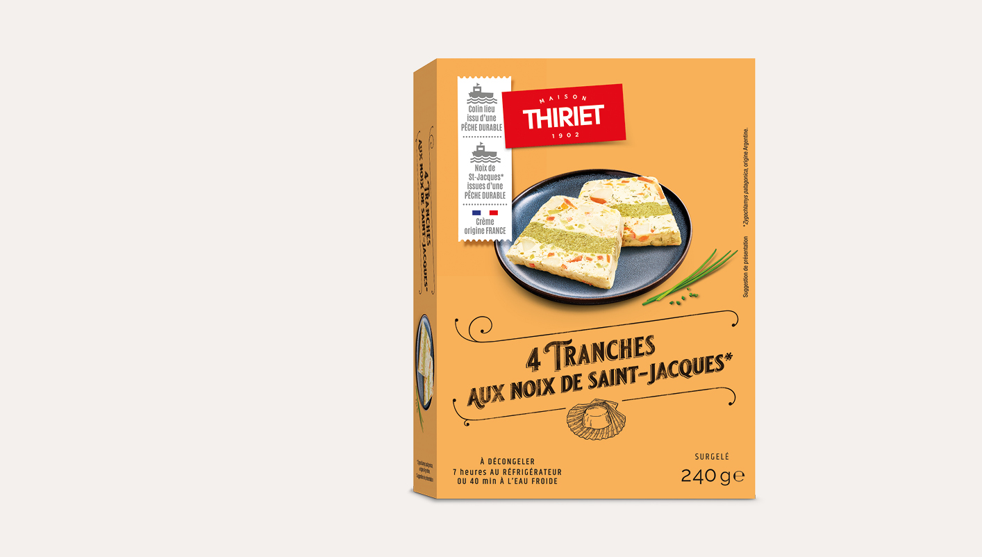 4 tranches aux noix de Saint-Jacques*