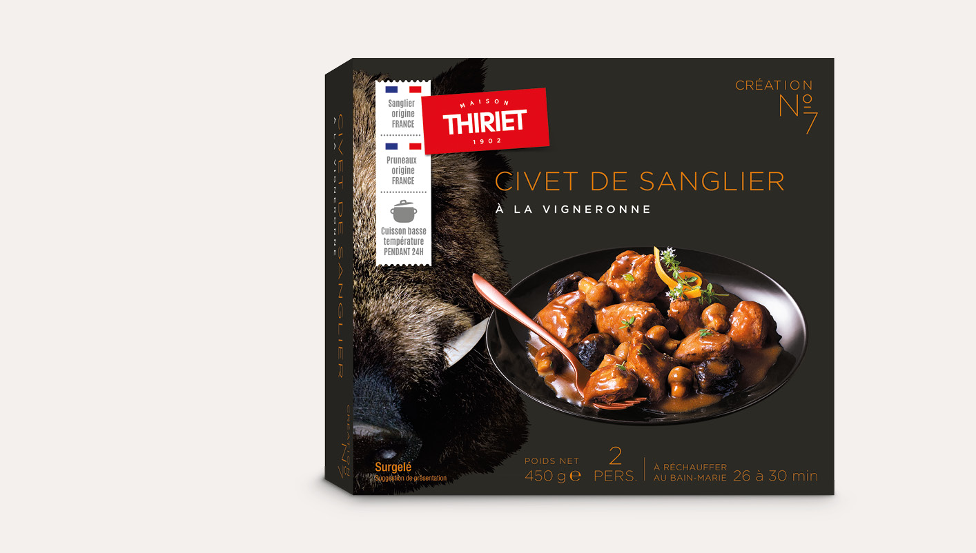 Civet de sanglier à la vigneronne