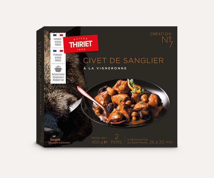 Civet de sanglier à la vigneronne