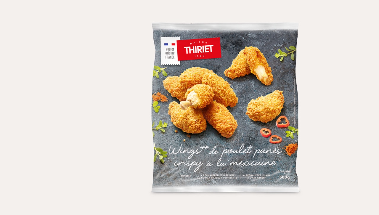 Wings de poulet panés