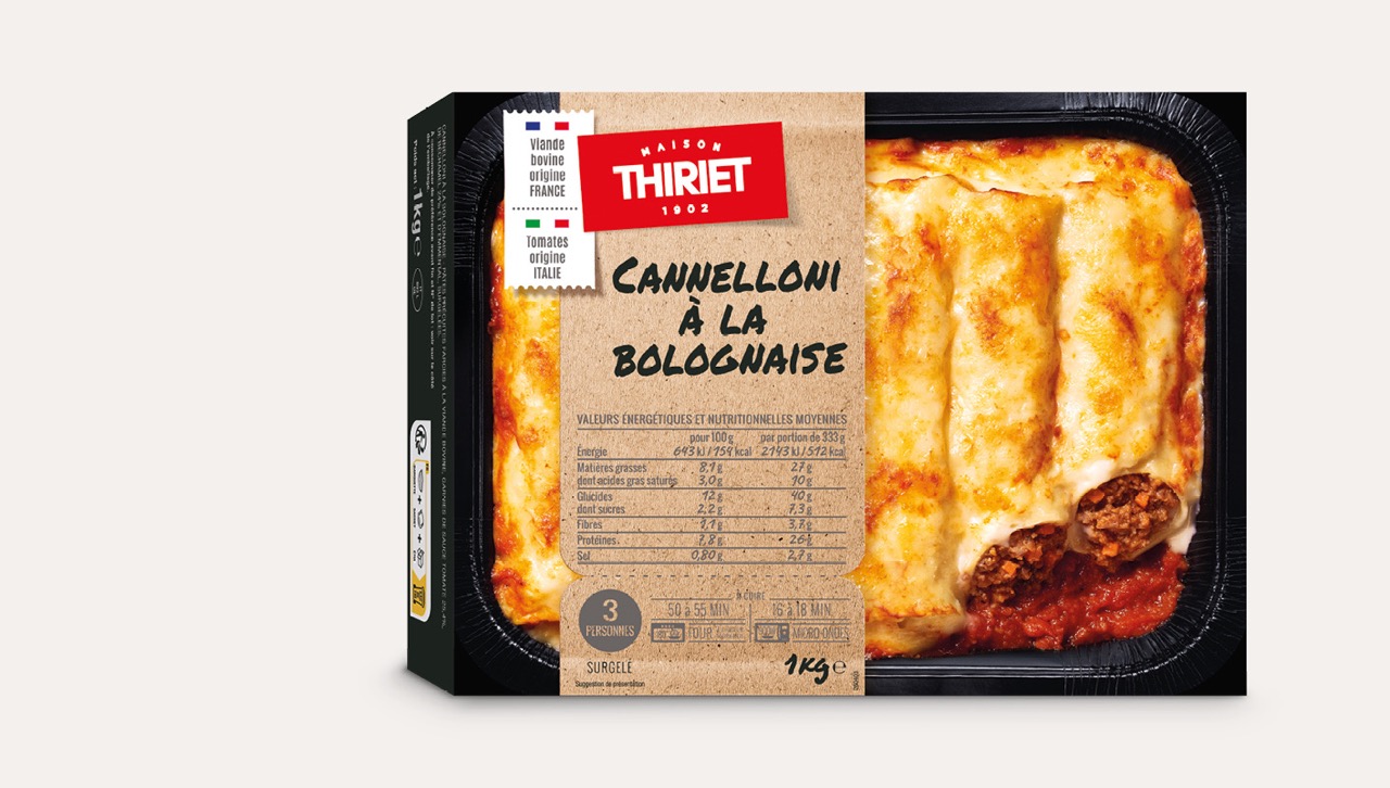 Cannelloni à la bolognaise