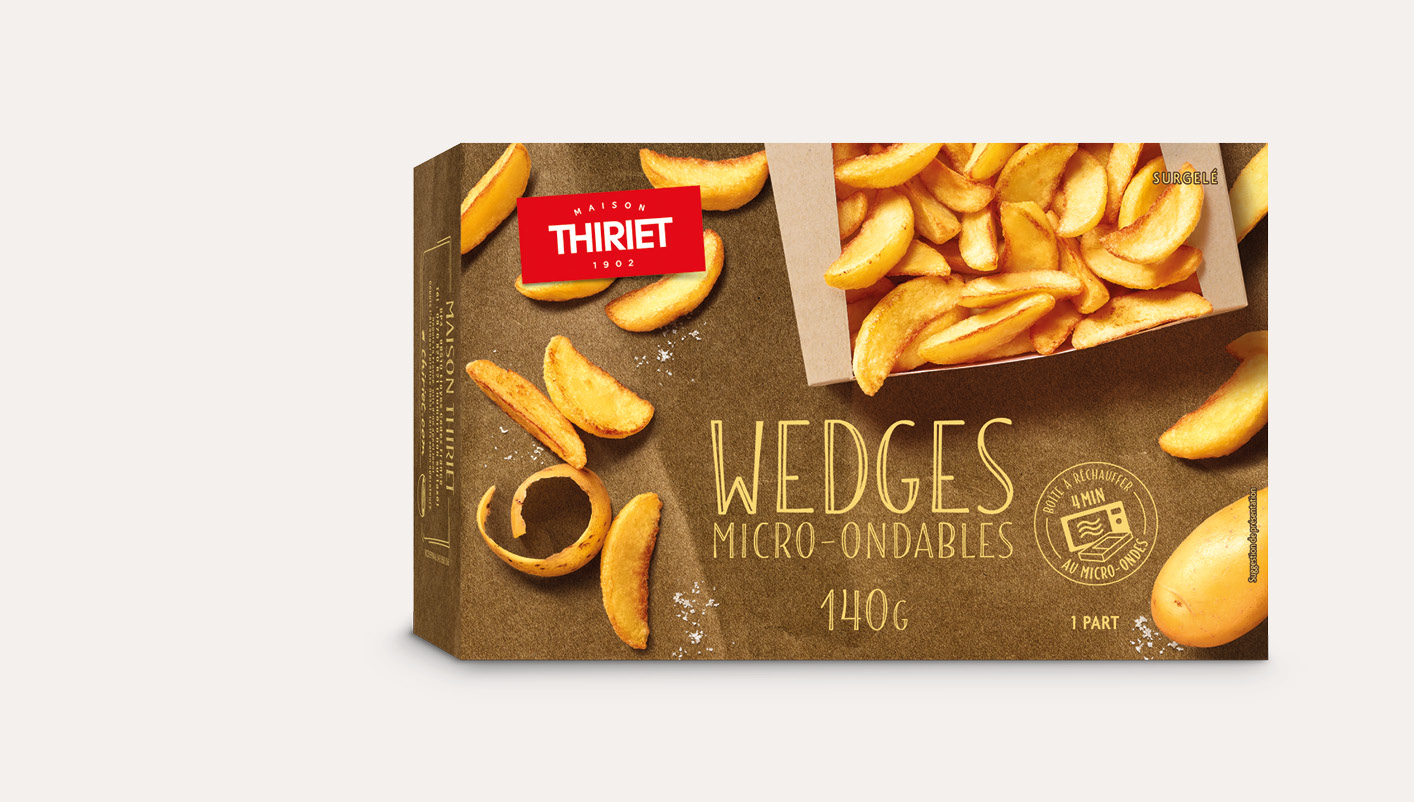 Wedges micro-ondables