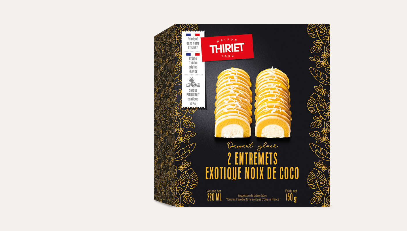 2 Entremets exotique/noix de coco