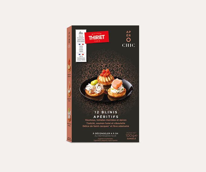 12 Blinis apéritifs