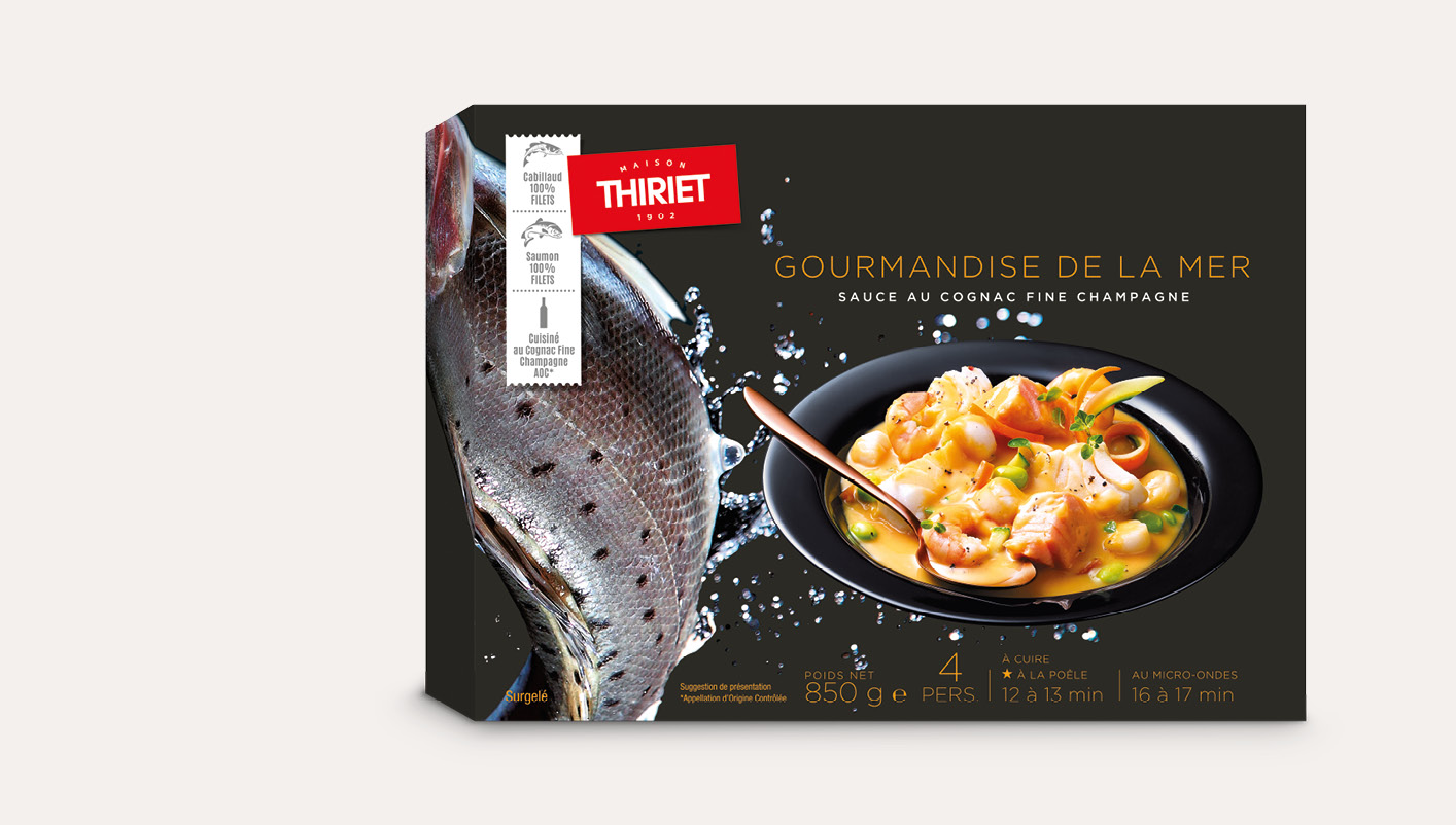 Gourmandise de la mer sauce Cognac Fine Champagne