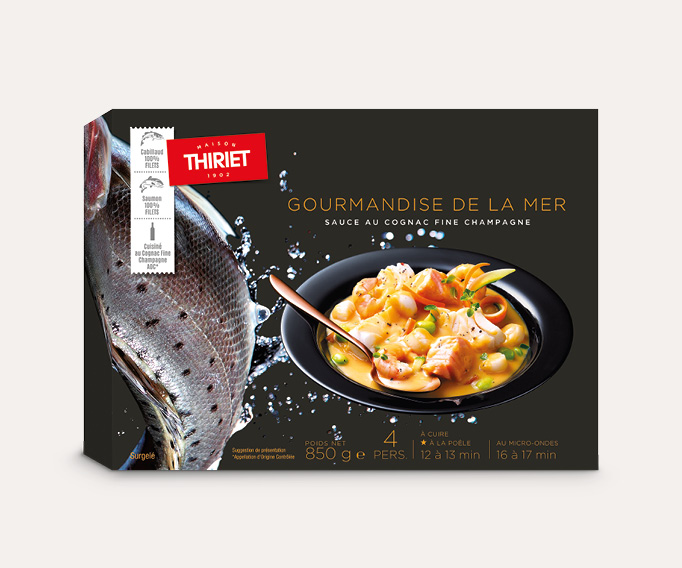 Gourmandise de la mer sauce Cognac Fine Champagne