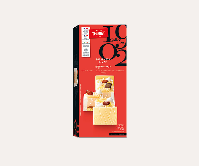 Entremets glacé agrumes