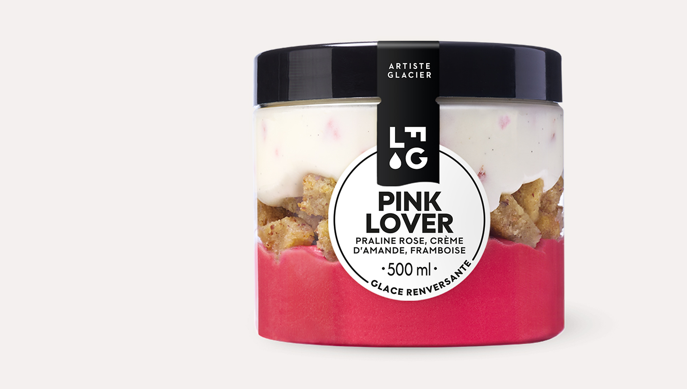 Pink lover - Praline rose, crème d'amande, framboise