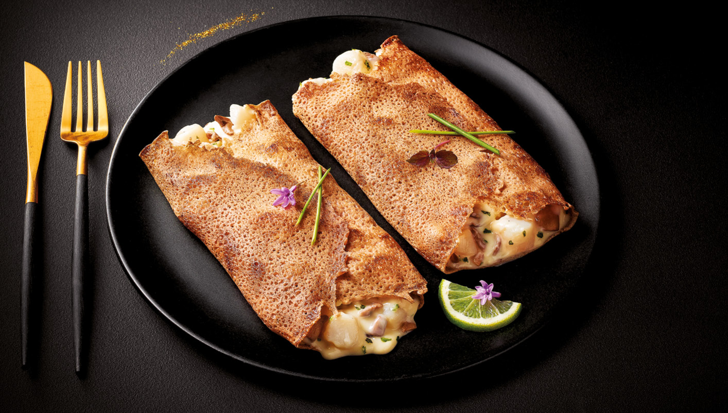 2 Galettes noix de St-Jacques*