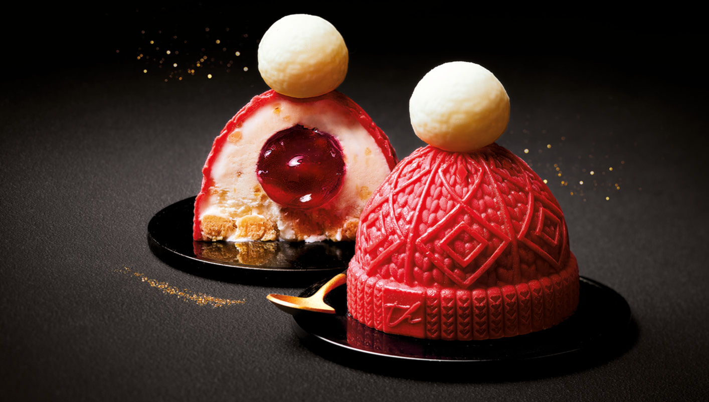 2 Mini bonnets glacés
