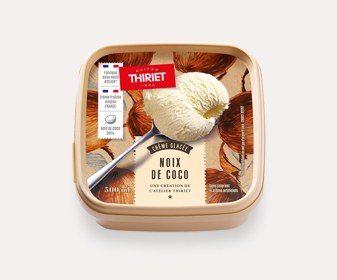 Crème glacée Noix de coco