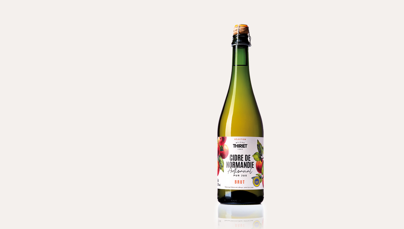 Cidre de Normandie artisanal brut - pur jus