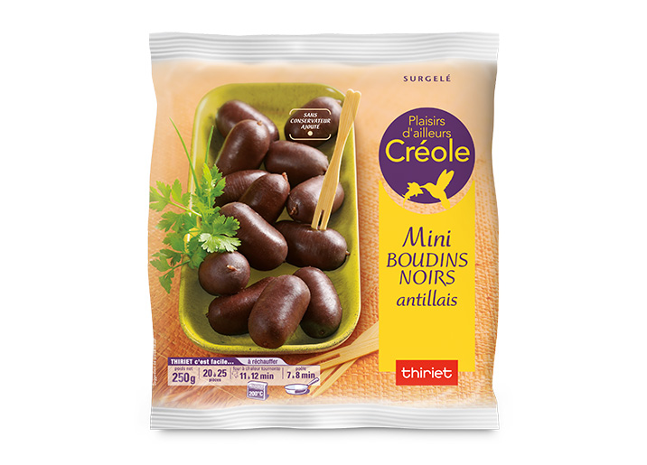 Mini boudins noirs antillais