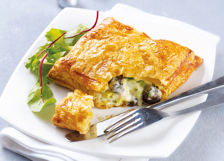 2 Feuilletés aux escargots de Bourgogne