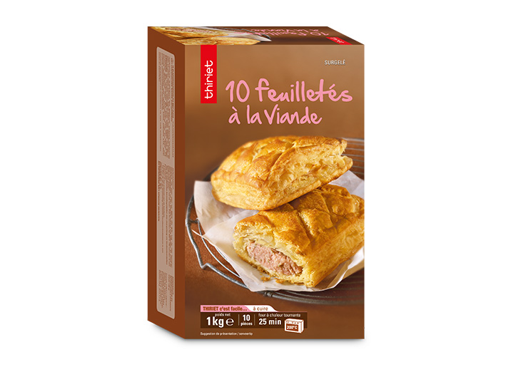 10 Feuilletés à la viande