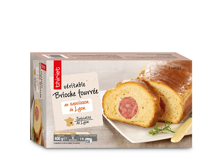 Véritable brioche fourrée au saucisson de Lyon