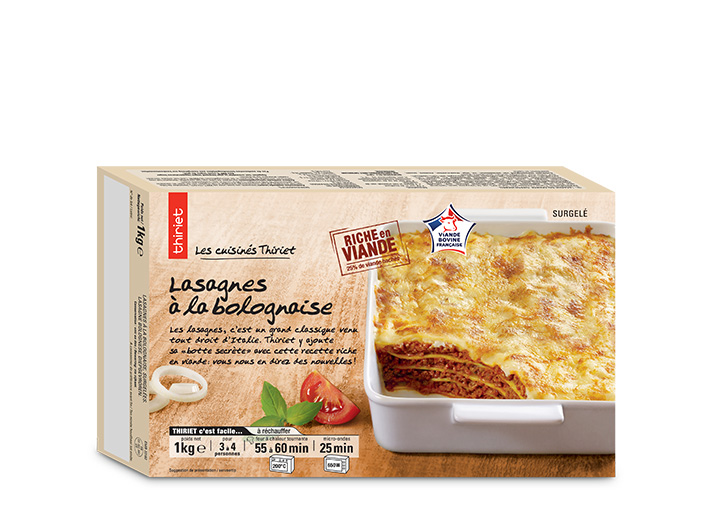 Lasagnes à la bolognaise