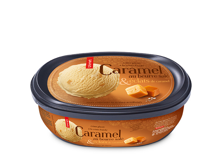 Crème glacée Caramel au beurre salé