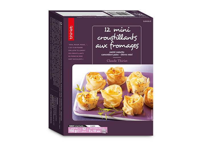 12 Mini croustillants aux fromages