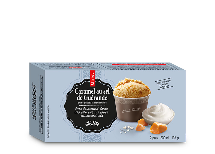 2 Pots individuels Caramel au sel de Guérande