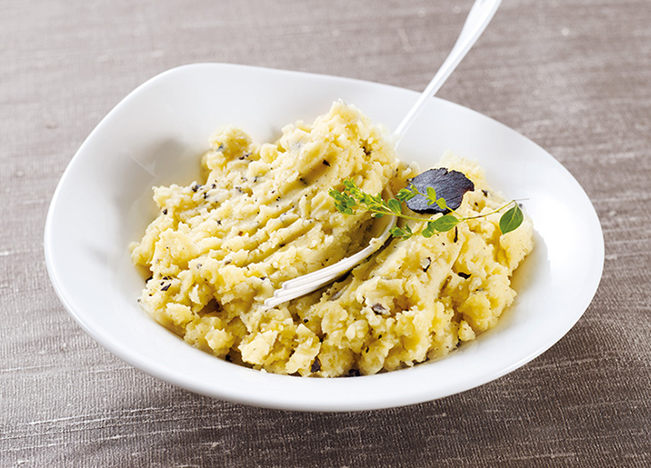 Ecrasé de pommes de terre à la truffe noire 2 %