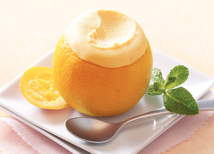 4 Oranges givrées